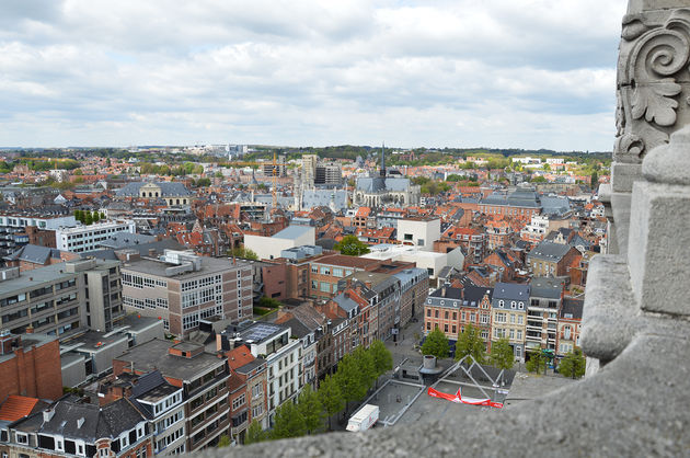Uitzicht op Leuven, wat een heerlijke stad voor een weekendje weg!