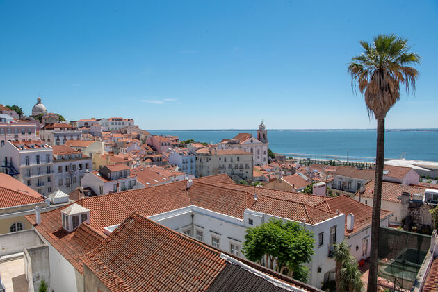 Genieten van mooie uitzichten in hoofdstad Lissabon