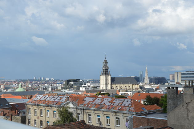 Mooi uitzicht over de stad!