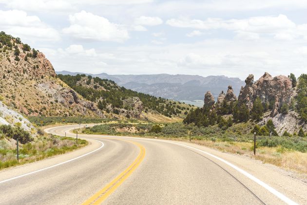 Roadtrippen in West-Amerika is een verademing. De wegen zijn zo mooi!