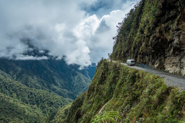 De Dodenweg in Bolivia \u00a9 schame87 - Adobe Stock