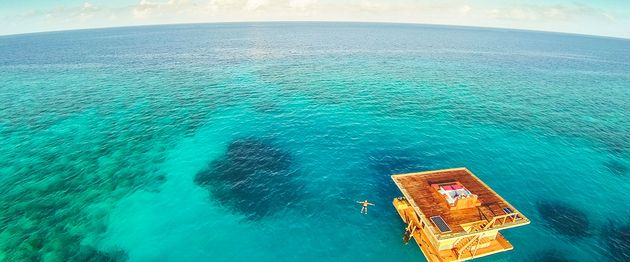 Underwater Room in het Manta Resort