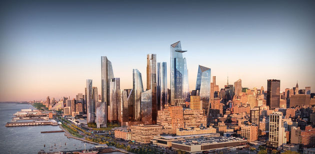 Zo moet Hudson Yards er uit gaan zien\u00a9 Forbes Massie Heatherwick Studio