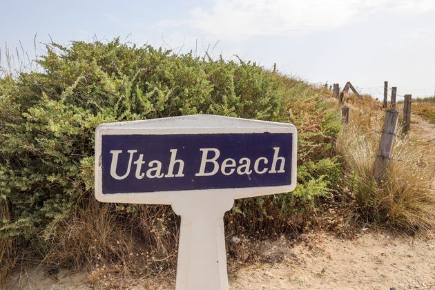Utah Beach, het meest westelijke strand waar de landing op 6 juni 1944 plaats vond