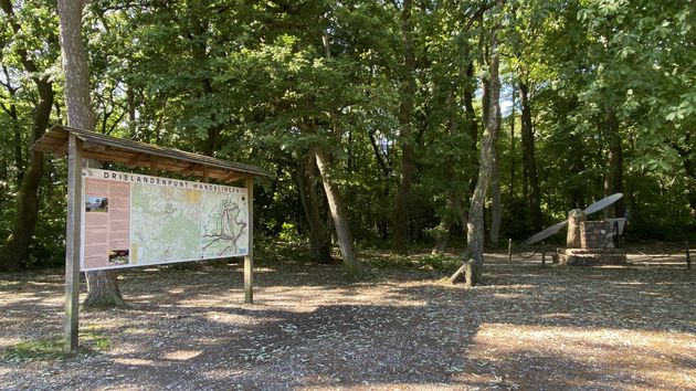 Wandelen door drie landen, bij Vaals kan dat