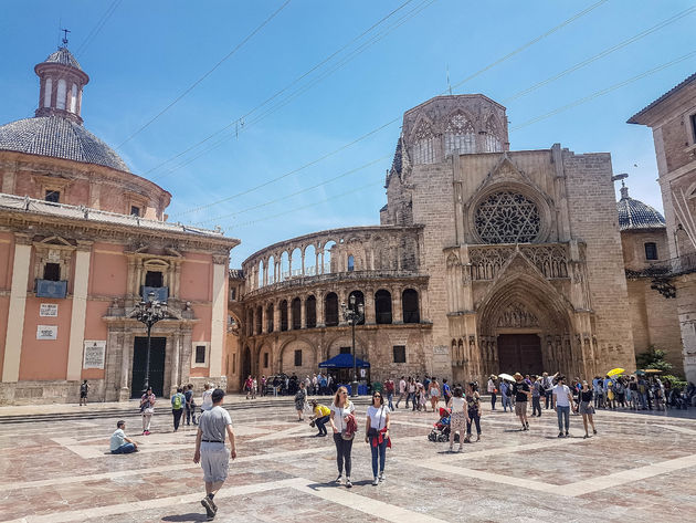 Wandelen door het sfeervolle oude centrum van Valencia