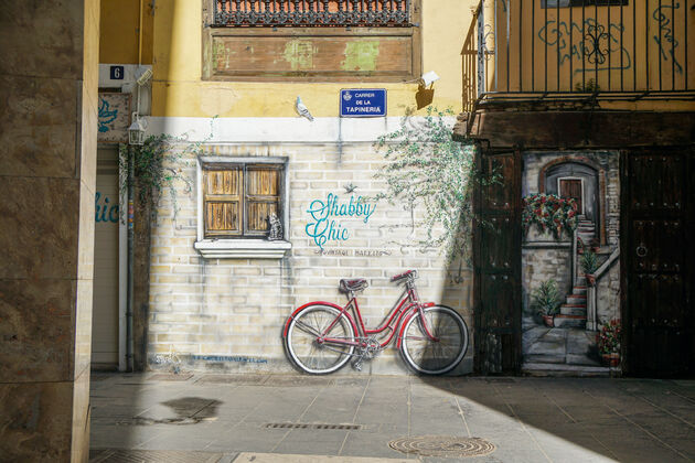 Street art in het oude centrum