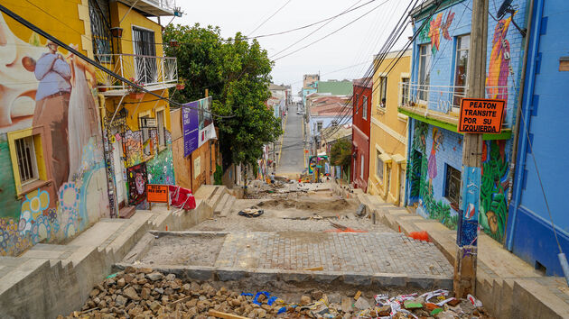 Valparaiso is de meest kleurrijke stad van Chili