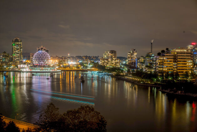 Vancouver by Night: een indrukwekkende skyline