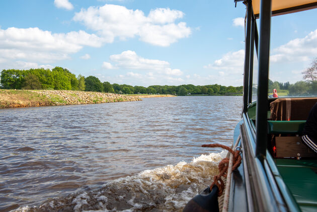 Vanuit de camping kun je direct het water op