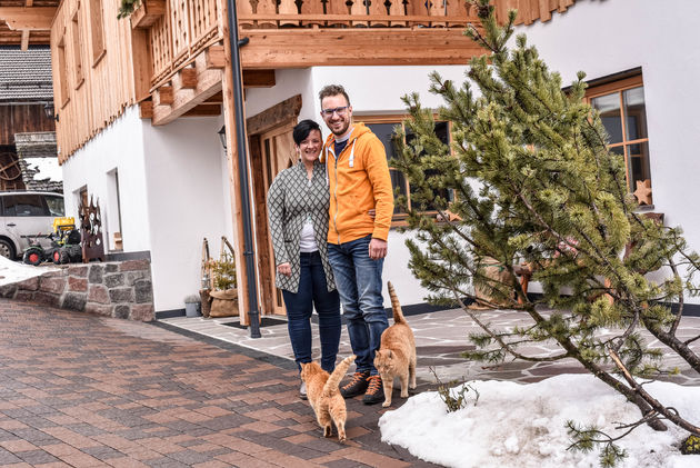 Martin en Verena Silbernagl runnen met veel liefde boerderij Trieferhof