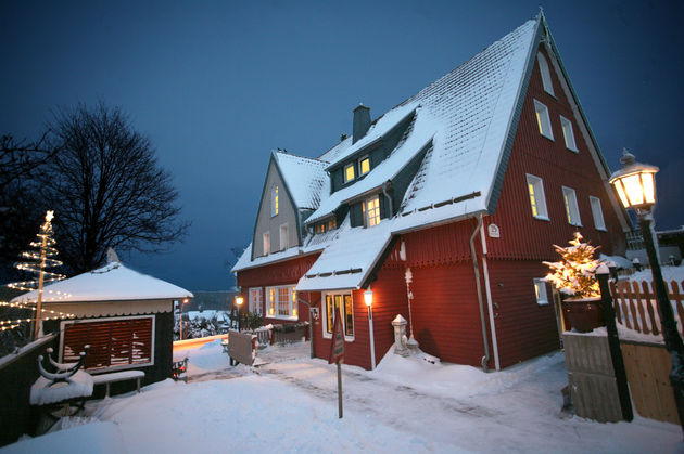 Villa Brockenhexe in de winter