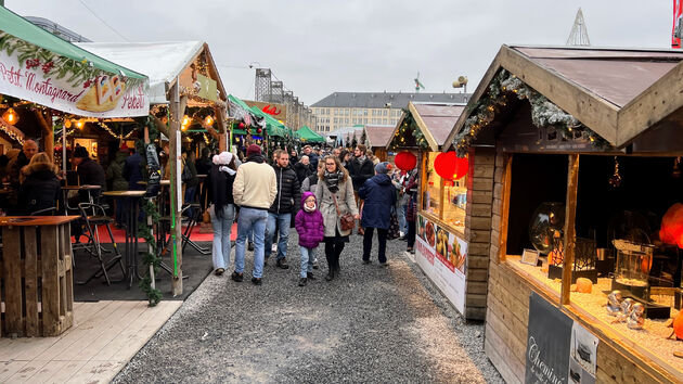 De kerstmarkt van Luik, een van de grootste van Wallonie