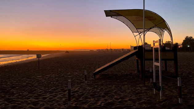 Het prachtige strand bij Villamoura in Algarve