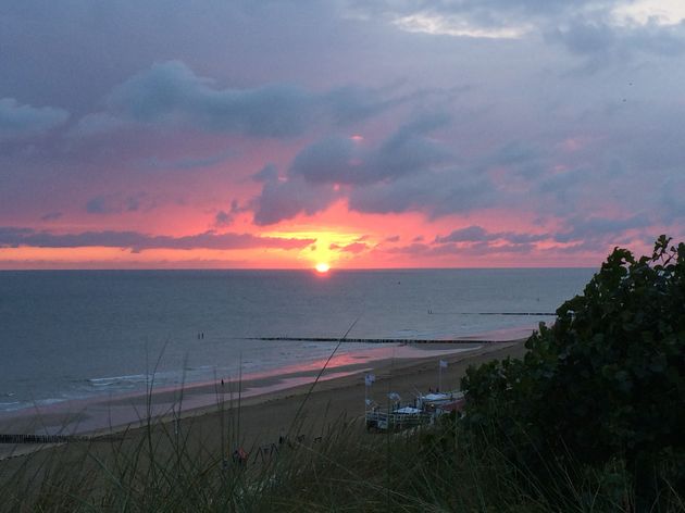 Henk maakte deze foto van de zonsondergang in Vlissingen