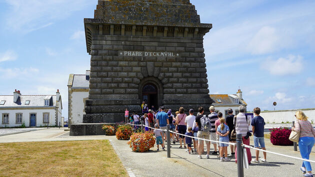 Met 70.000 bezoekers p\/j is de Phare d`Eckmuhl de toeristische publiekstrekker