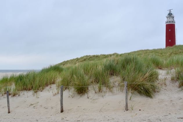 De beroemde vuurtoren van Texel