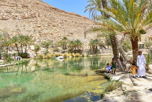 Neem een duik in Wadi Bani Khalid