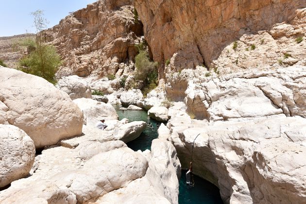 Canyoning in Wadi Bani Khalid