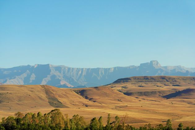 Het schitterende gebergte Drakensbergen