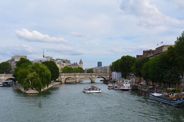 Wandelen langs de Seine