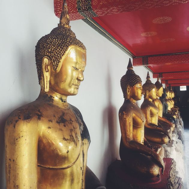 Buddha`s in tempel Wat Pho