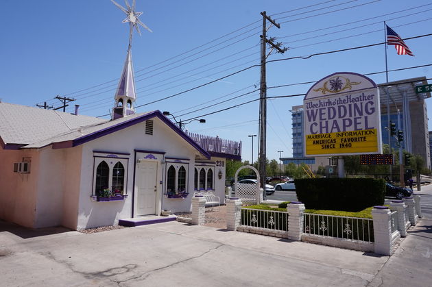 Je hebt keus uit meer dan 50 wedding chapels