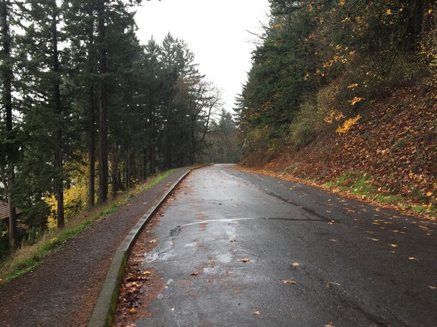 Heerlijk, fietsen door de natte heuvels