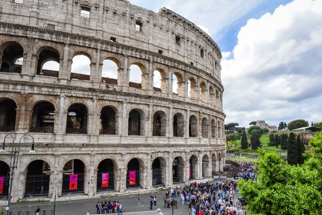Het Colosseum in Rome, Itali\u00eb