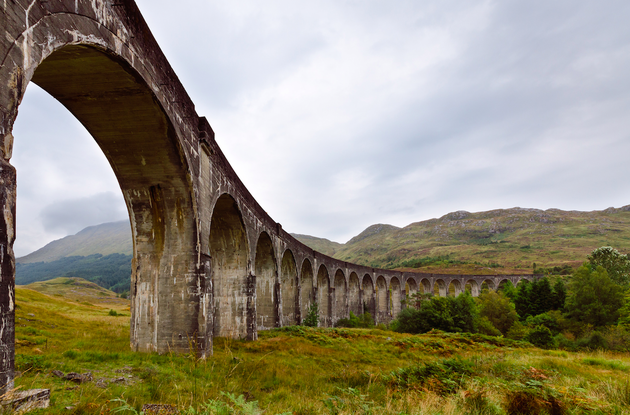 Schots uitzicht tijdens de West Highland Line