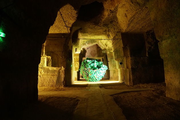 De `Krypton` grot van wijnhuis Ackerman bij Saumur