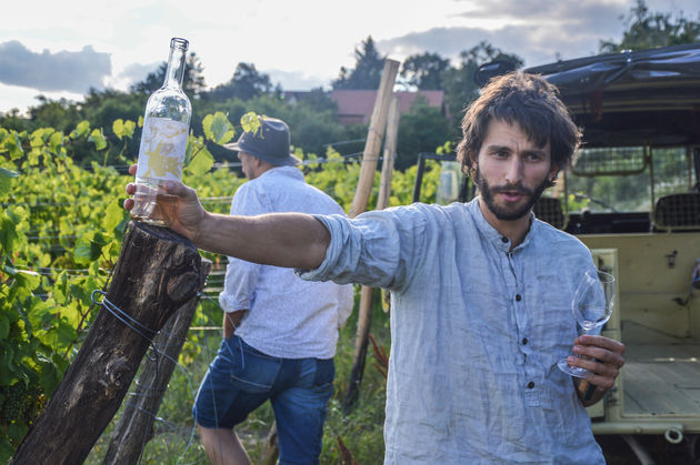 Wijnmaker Michal Bazalik weet alles te vertellen over zijn wijnen