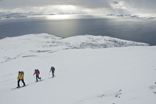 Ski\u00ebn met uitzicht op de fjorden... Een droom!\u00a9 ARochau 