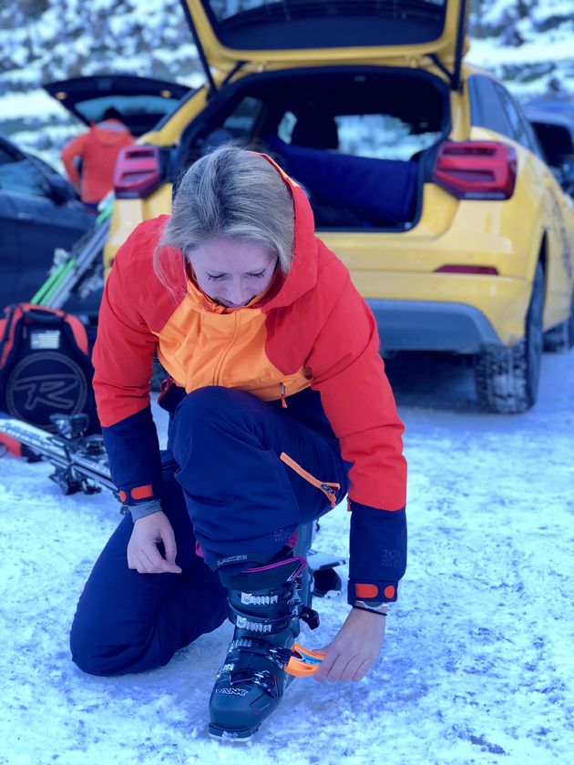 Handig - voor vrouwen - is de Skiboot Butler