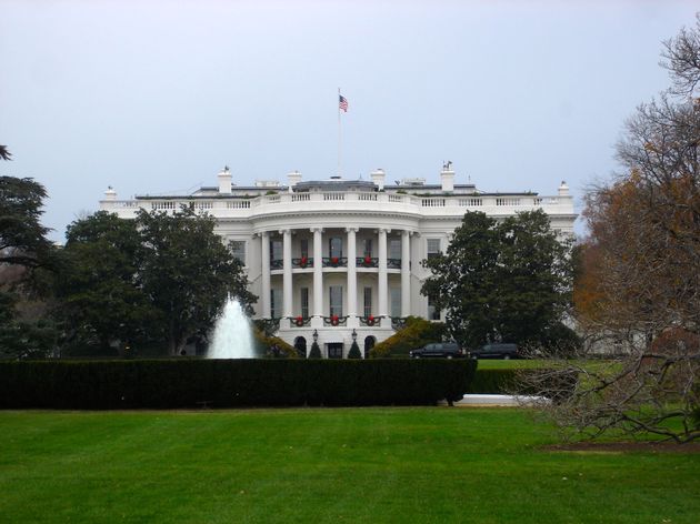 De achterkant van het Witte Huis