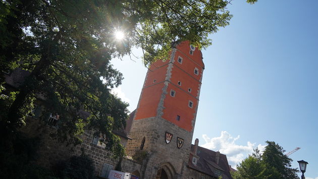 De Wornitztor die in de 16e eeuw ook de klokkentoren werd