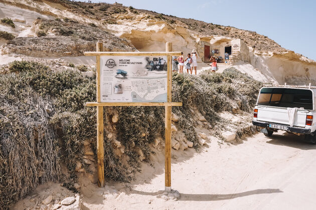 Leuke stop voor een korte wandeling naar de Xwenji Salt Pans