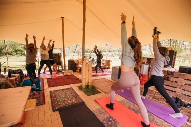 yoga yurt nomadsland