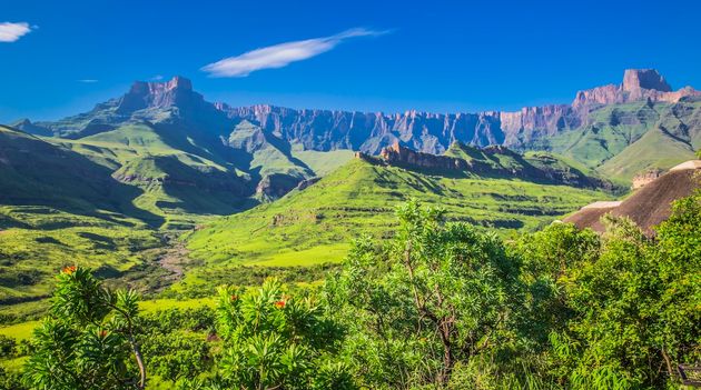 Het prachtige natuurpark Drakensbergen in Zuid-Afrika