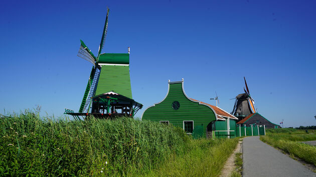 Het beroemde dijkje met de molens