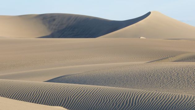 Sandboarden in de duinen van Huacachina