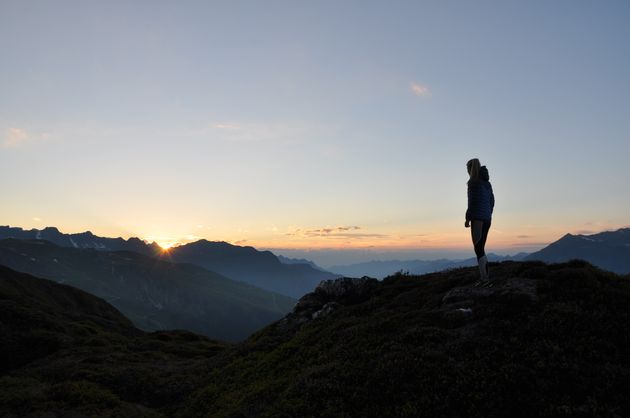 Magische zonsondergang