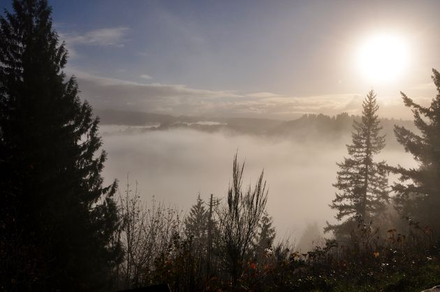 Een magische zonsondergang in Oregon