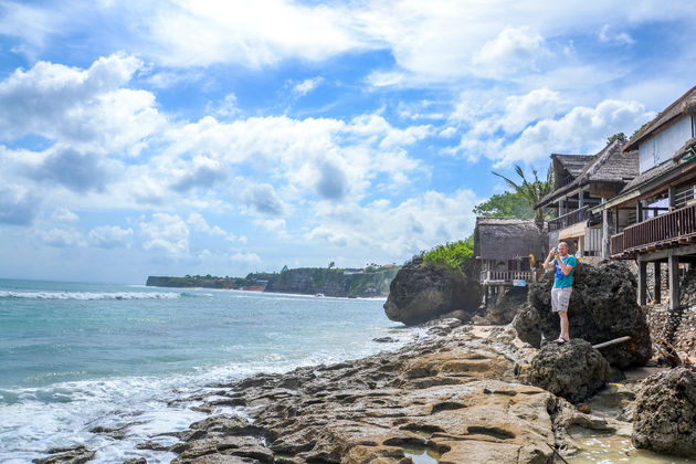 Een van de prachtige stranden die Zuid- Bali rijk is: BinGin Beach