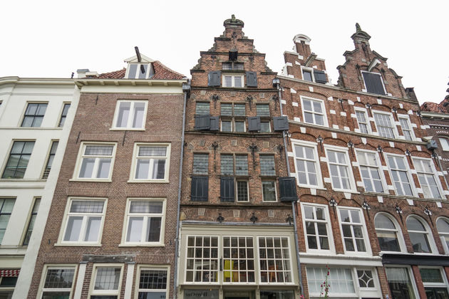 Veel historische en bijzondere gevels in de binnenstad van Zutphen