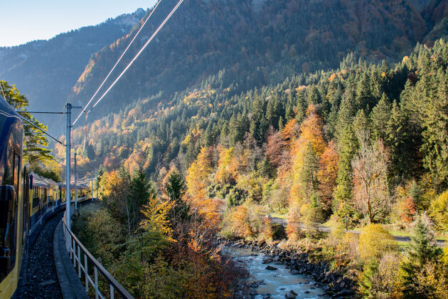 De treinreis richting Grindelwald verveelt geen seconde